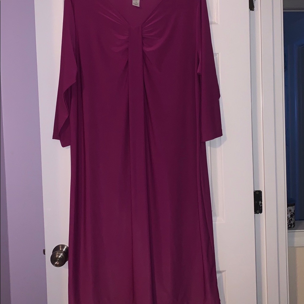 Fuschia Shift Dress
